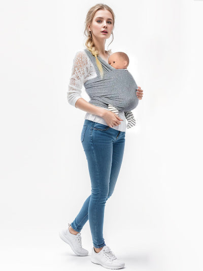 avec bébé porté en echarpe maman promene julie