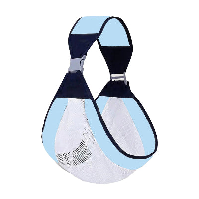 écharpe de portage bébé bleu éclatant