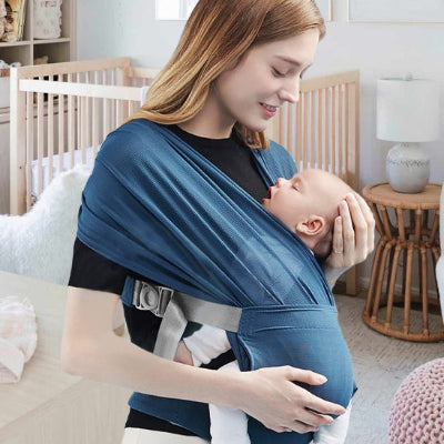 écharpe de portage bébé maman
