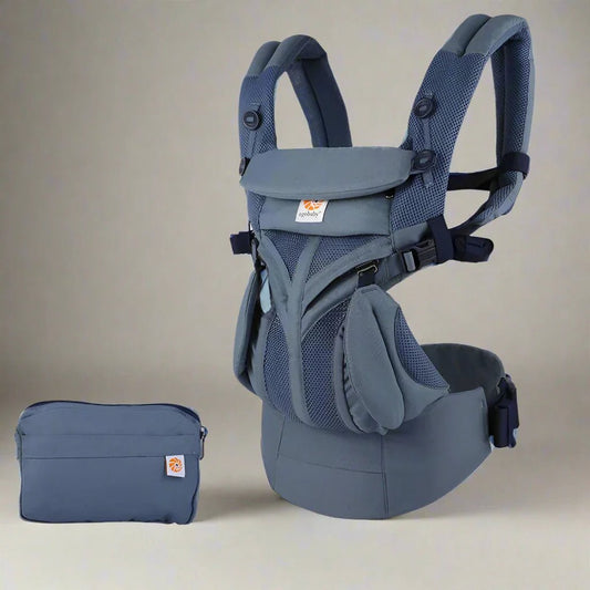 Porte Bébé - BreathBabyBag™ - Bleu Marine - Petit Promeneur