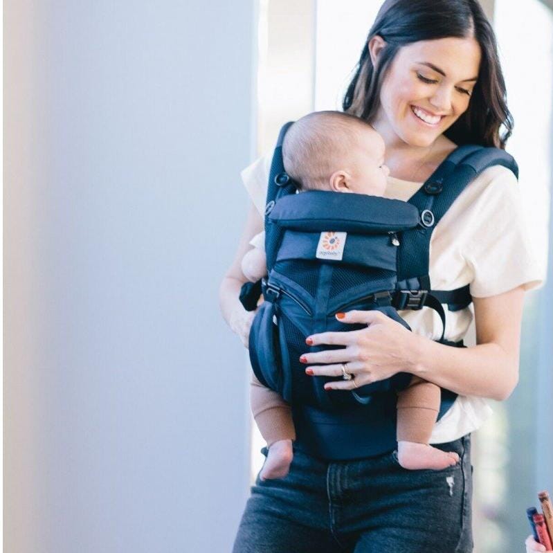 Porte Bébé - BreathBabyBag™ - Bleu Marine - Petit Promeneur