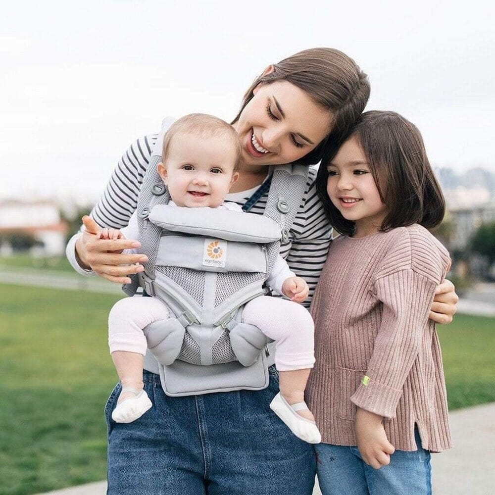 Porte Bébé - BreathBabyBag™ - Gris - Petit Promeneur