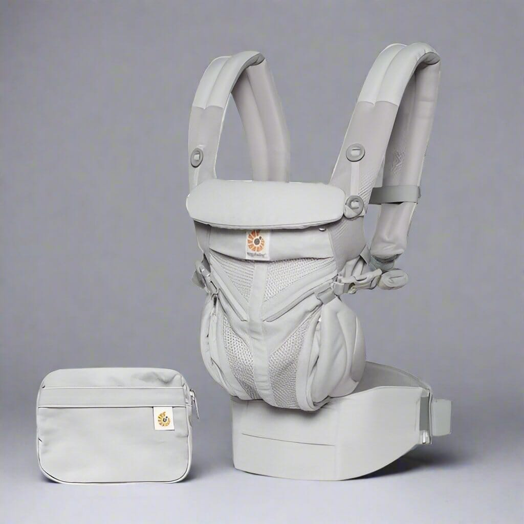 Porte Bébé - BreathBabyBag™ - Gris - Petit Promeneur