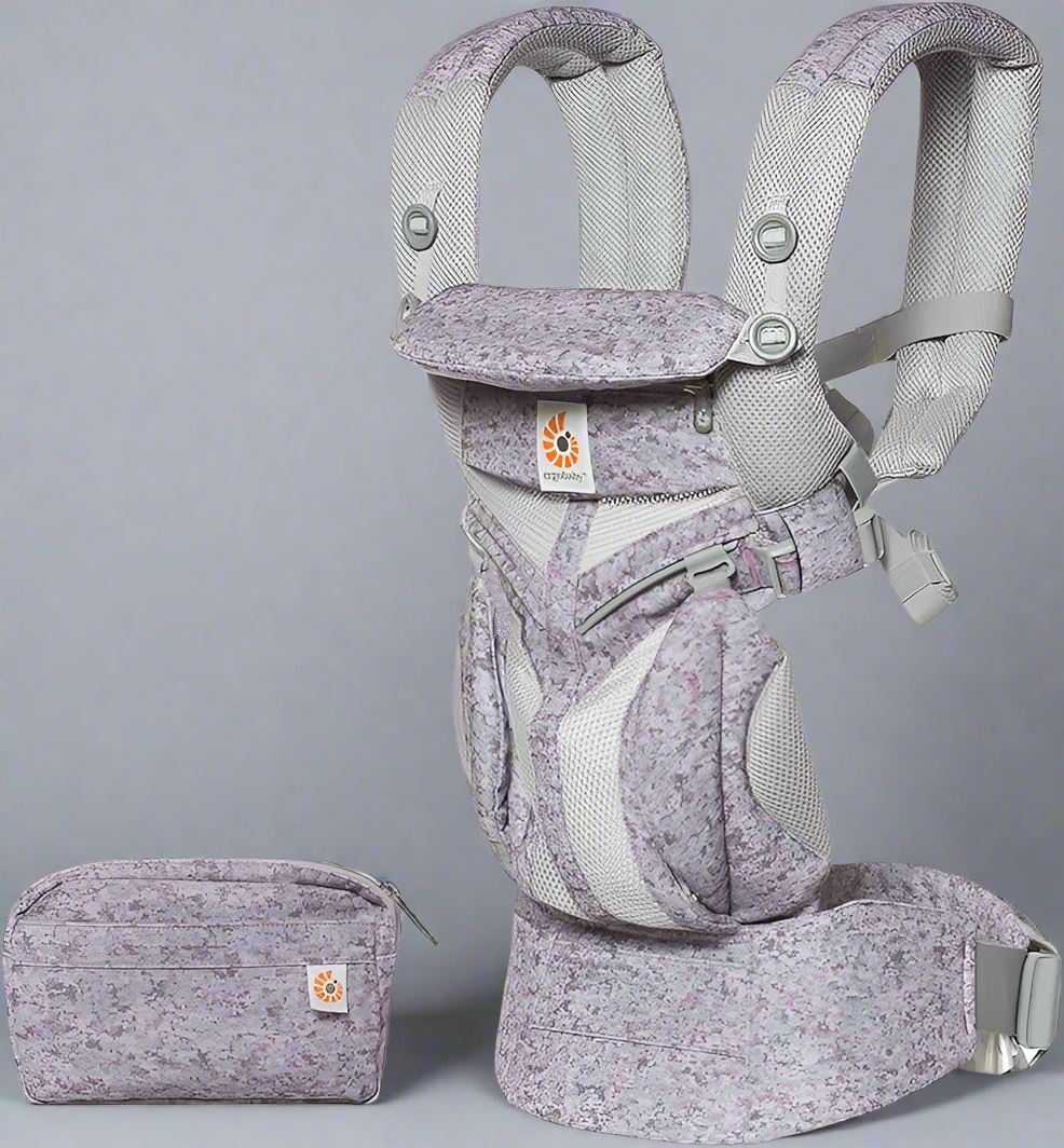 Porte Bébé - BreathBabyBag™ - Mauve Lavande - Petit Promeneur