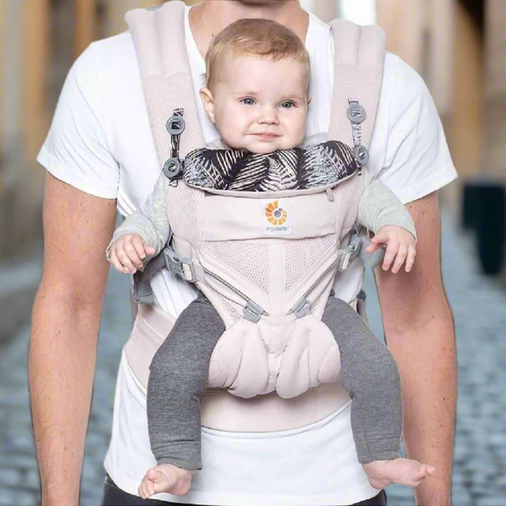 Porte Bébé - BreathBabyBag™ - Rose Maille - Petit Promeneur