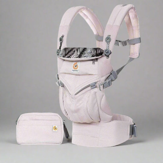 Porte Bébé - BreathBabyBag™ - Rose Maille - Petit Promeneur