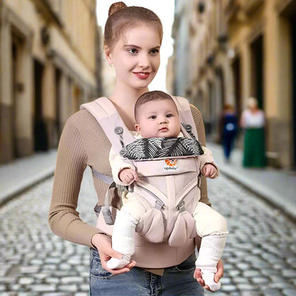 Porte Bébé - BreathBabyBag™ - Rose Maille - Petit Promeneur