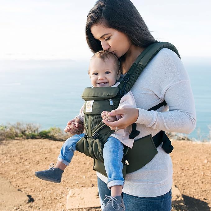 Porte Bébé - BreathBabyBag™ - Vert Olive - Petit Promeneur