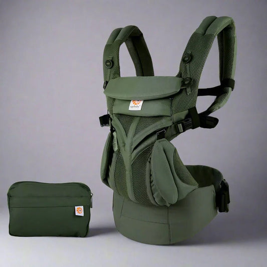 Porte Bébé - BreathBabyBag™ - Vert Olive - Petit Promeneur