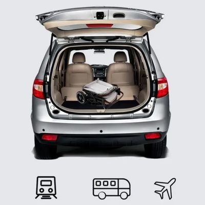 poussette canne ranger dans voiture