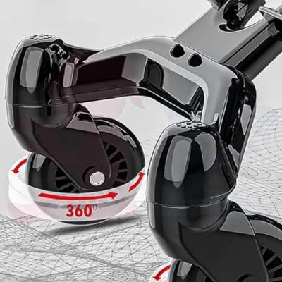 poussette roues trois cent soixante degré