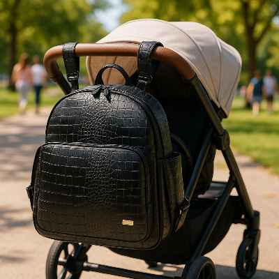sac a dos a langer accroche poussette