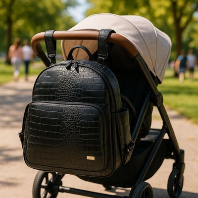 sac à dos à langer pour poussette