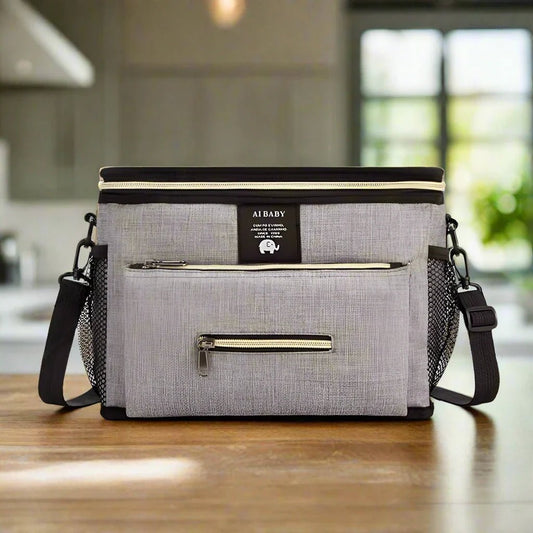 Sac à Langer - BabyTravel™ - Gris - Petit Promeneur