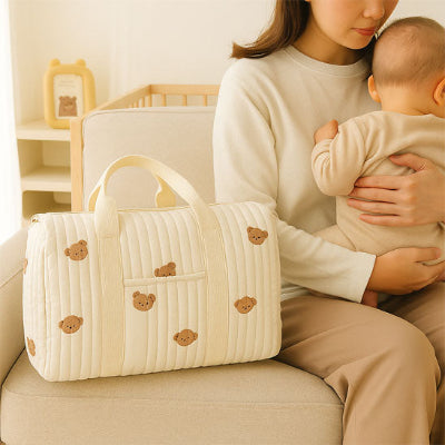 sac a langer bebe bras maman ours
