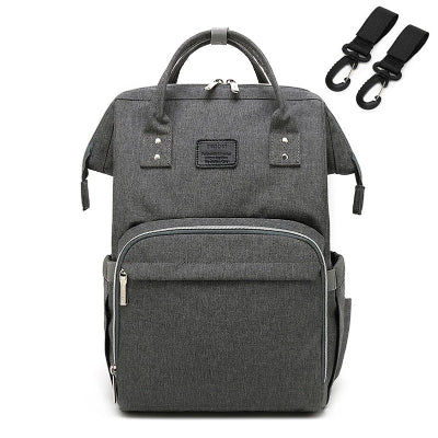 sac a langer gris noir