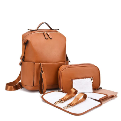 sac a langer marron fonce